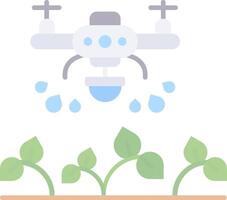 Drone Flat Light Icon vector