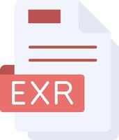 Exr Flat Light Icon vector