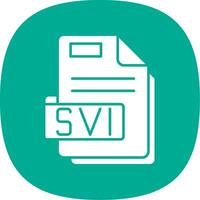 Svi Glyph Curve Icon vector