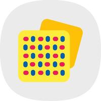 Pattern Flat Curve Icon vector