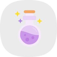 Potion Flat Curve Icon vector