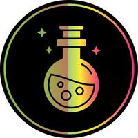 Potion Line Gradient Due Color Icon vector