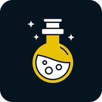 Potion Glyph Two Color Icon vector