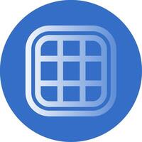 Layout Gradient Line Circle Icon vector