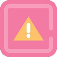 Alert Flat Light Icon vector