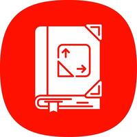 Trigonometry Glyph Curve Icon vector