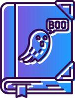 Spooky Gradient Filled Icon vector