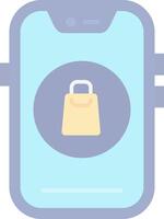 Shopping Flat Light Icon vector