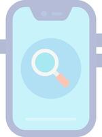 Search Flat Light Icon vector