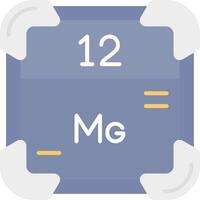 Magnesium Flat Light Icon vector