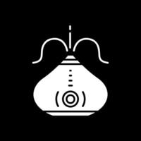 Humidifier Glyph Inverted Icon vector