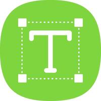 Font Glyph Curve Icon vector