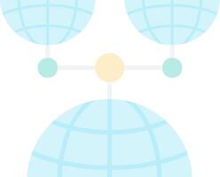 Internet Flat Light Icon vector