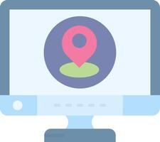 Location Flat Light Icon vector