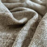 AI generated Close Up View of White Fabric photo