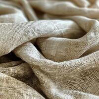 AI generated Close Up View of White Fabric photo