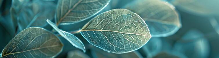 AI generated Leaf Floating on Water Surface photo