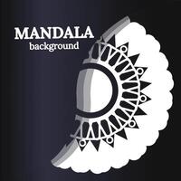 plantilla de diseño de mandala vector