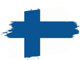National Finland flag. Flat vector illustration. EPS10.