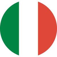 Flag of Italy, brush stroke background vector