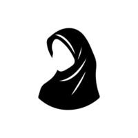 plantilla de logotipo de vector de belleza hijab de mujer