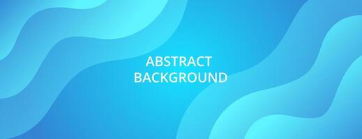 Abstract banner background with fluid shapes in blue color. Vector illustration. Suitable for businesses selling, events, templates, web, pages, and others