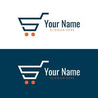 Vector Graphic Design, Letter S Logo, Shopping Logo Design