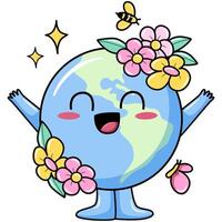 Happy Mother Earth Day Vector Illustration