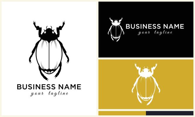 silhouette beetle insect ant template