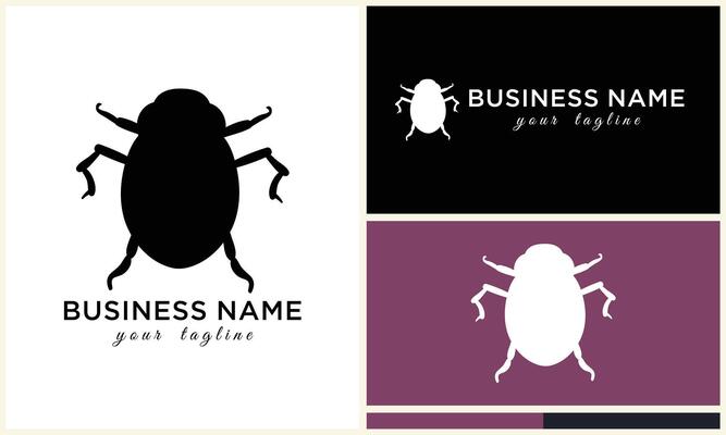 silhouette beetle insect ant template