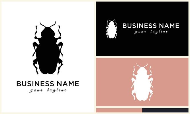 silhouette beetle insect ant template