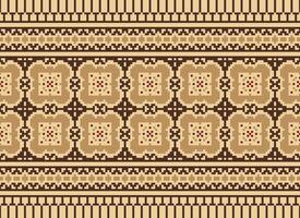 de punto étnico patrón, vector cruzar puntada oriental fondo, bordado retro jacquard estilo, púrpura modelo cuadrado nativo, diseño para textil, tela, alfombra, alfombra, fibras