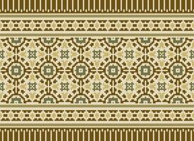 Knitted ethnic pattern, Vector cross stitch oriental background, Embroidery retro jacquard style, Purple pattern square native, Design for textile, fabric, carpet, rug, fibres