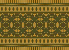 de punto étnico patrón, vector cruzar puntada oriental fondo, bordado retro jacquard estilo, púrpura modelo cuadrado nativo, diseño para textil, tela, alfombra, alfombra, fibras