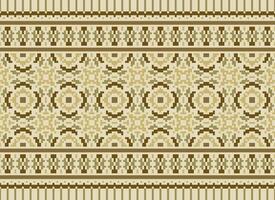 Knitted ethnic pattern, Vector cross stitch oriental background, Embroidery retro jacquard style, Purple pattern square native, Design for textile, fabric, carpet, rug, fibres
