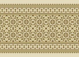 de punto étnico patrón, vector cruzar puntada oriental fondo, bordado retro jacquard estilo, púrpura modelo cuadrado nativo, diseño para textil, tela, alfombra, alfombra, fibras