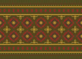 de punto étnico patrón, vector cruzar puntada oriental fondo, bordado retro jacquard estilo, púrpura modelo cuadrado nativo, diseño para textil, tela, alfombra, alfombra, fibras