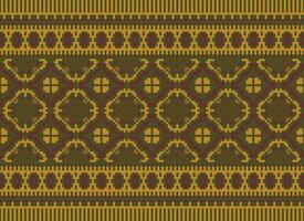 Knitted ethnic pattern, Vector cross stitch oriental background, Embroidery retro jacquard style, Purple pattern square native, Design for textile, fabric, carpet, rug, fibres