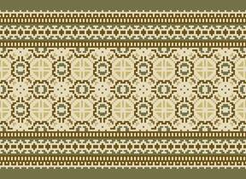 de punto étnico patrón, vector cruzar puntada oriental fondo, bordado retro jacquard estilo, púrpura modelo cuadrado nativo, diseño para textil, tela, alfombra, alfombra, fibras