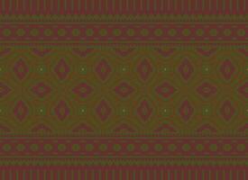 de punto étnico patrón, vector cruzar puntada oriental fondo, bordado retro jacquard estilo, púrpura modelo cuadrado nativo, diseño para textil, tela, alfombra, alfombra, fibras