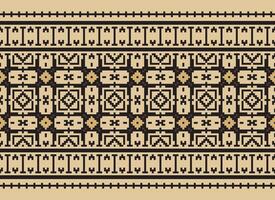 de punto étnico patrón, vector cruzar puntada oriental fondo, bordado retro jacquard estilo, púrpura modelo cuadrado nativo, diseño para textil, tela, alfombra, alfombra, fibras