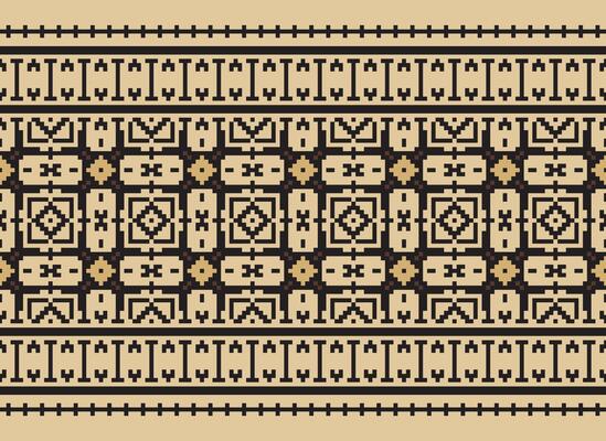 Knitted ethnic pattern, Vector cross stitch oriental background, Embroidery retro jacquard style, Purple pattern square native, Design for textile, fabric, carpet, rug, fibres