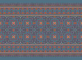 Knitted ethnic pattern, Vector cross stitch oriental background, Embroidery retro jacquard style, Purple pattern square native, Design for textile, fabric, carpet, rug, fibres