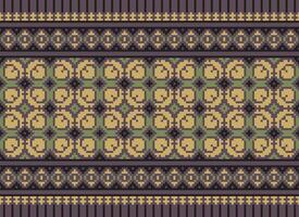 Knitted ethnic pattern, Vector cross stitch oriental background, Embroidery retro jacquard style, Purple pattern square native, Design for textile, fabric, carpet, rug, fibres