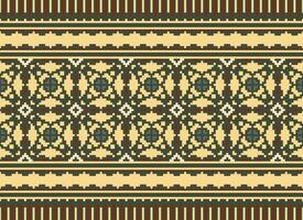Knitted ethnic pattern, Vector cross stitch oriental background, Embroidery retro jacquard style, Purple pattern square native, Design for textile, fabric, carpet, rug, fibres