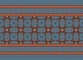Knitted ethnic pattern, Vector cross stitch oriental background, Embroidery retro jacquard style, Purple pattern square native, Design for textile, fabric, carpet, rug, fibres