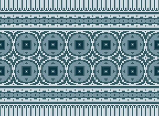 Knitted ethnic pattern, Vector cross stitch oriental background, Embroidery retro jacquard style, Purple pattern square native, Design for textile, fabric, carpet, rug, fibres