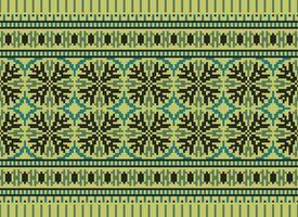 Knitted ethnic pattern, Vector cross stitch oriental background, Embroidery retro jacquard style, Purple pattern square native, Design for textile, fabric, carpet, rug, fibres