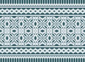 Knitted ethnic pattern, Vector cross stitch oriental background, Embroidery retro jacquard style, Purple pattern square native, Design for textile, fabric, carpet, rug, fibres