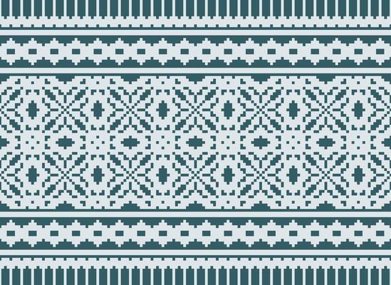 Knitted ethnic pattern, Vector cross stitch oriental background, Embroidery retro jacquard style, Purple pattern square native, Design for textile, fabric, carpet, rug, fibres